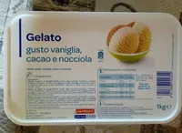 Gelato vaniglia cacao nocciola