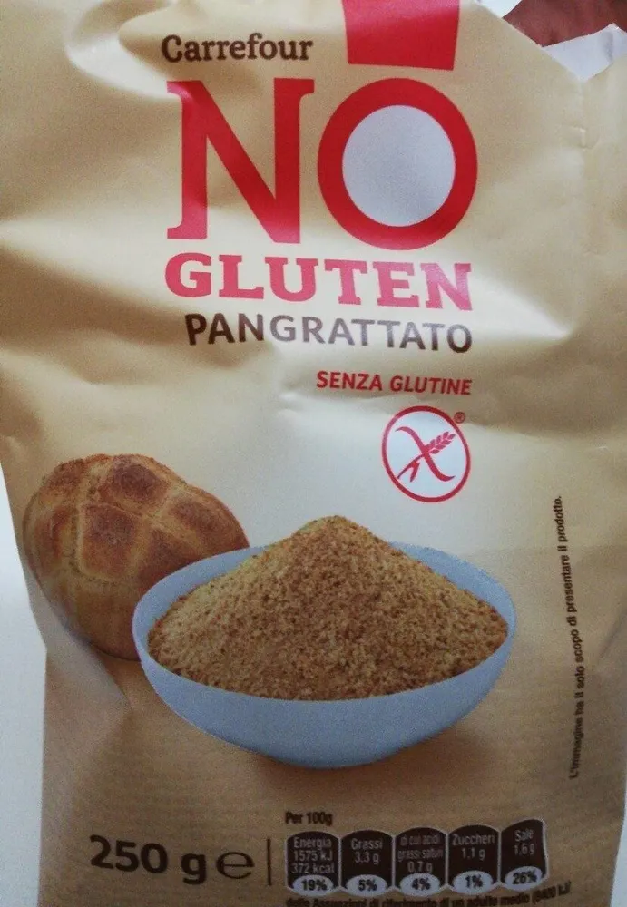 No gluten pangrattato