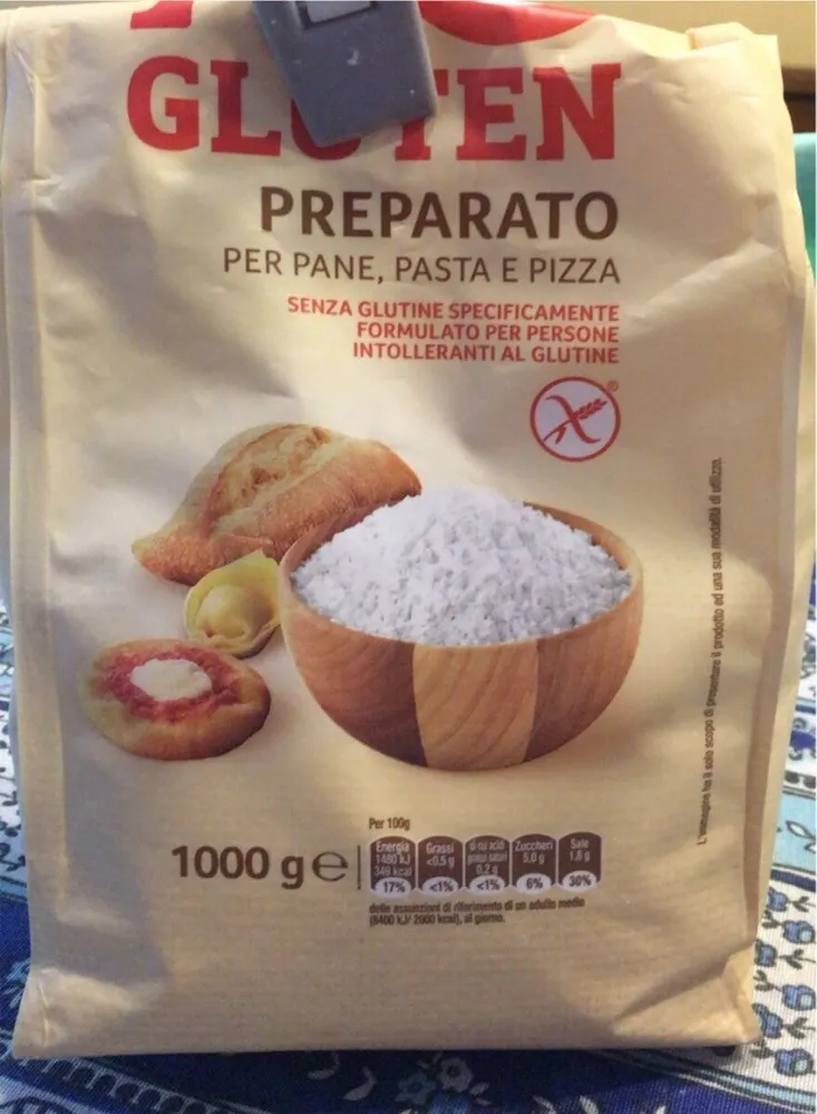 Preparato per pane, pasta e pizza