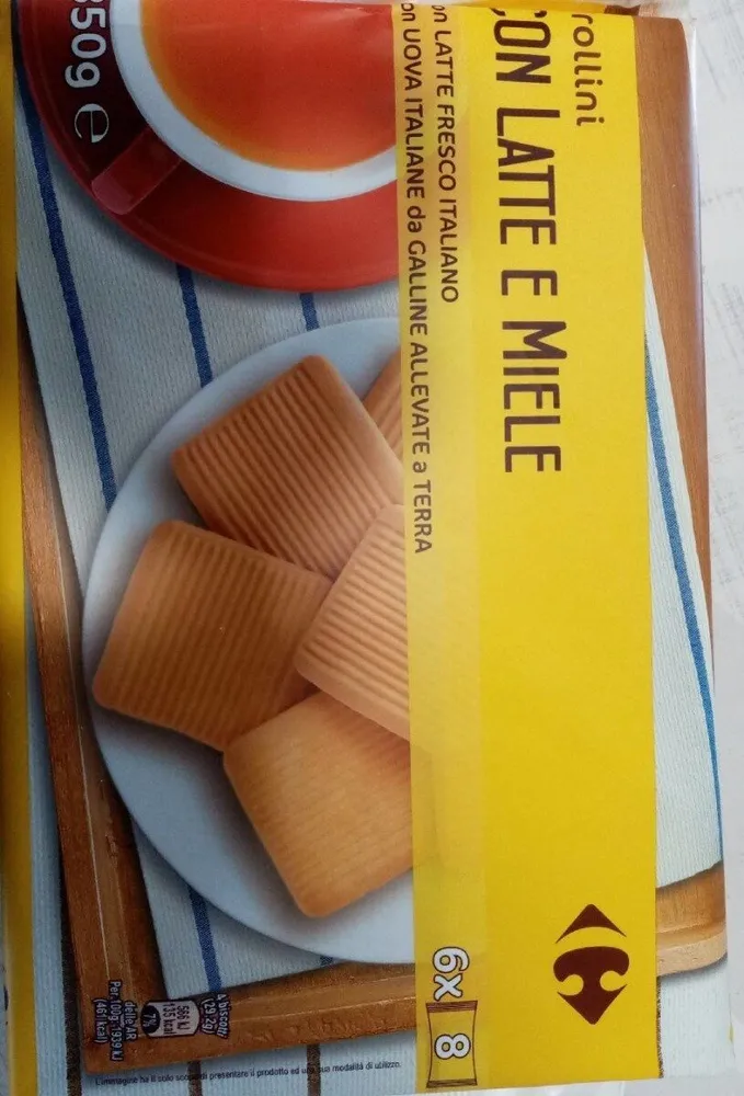 Frollini con latte e miele