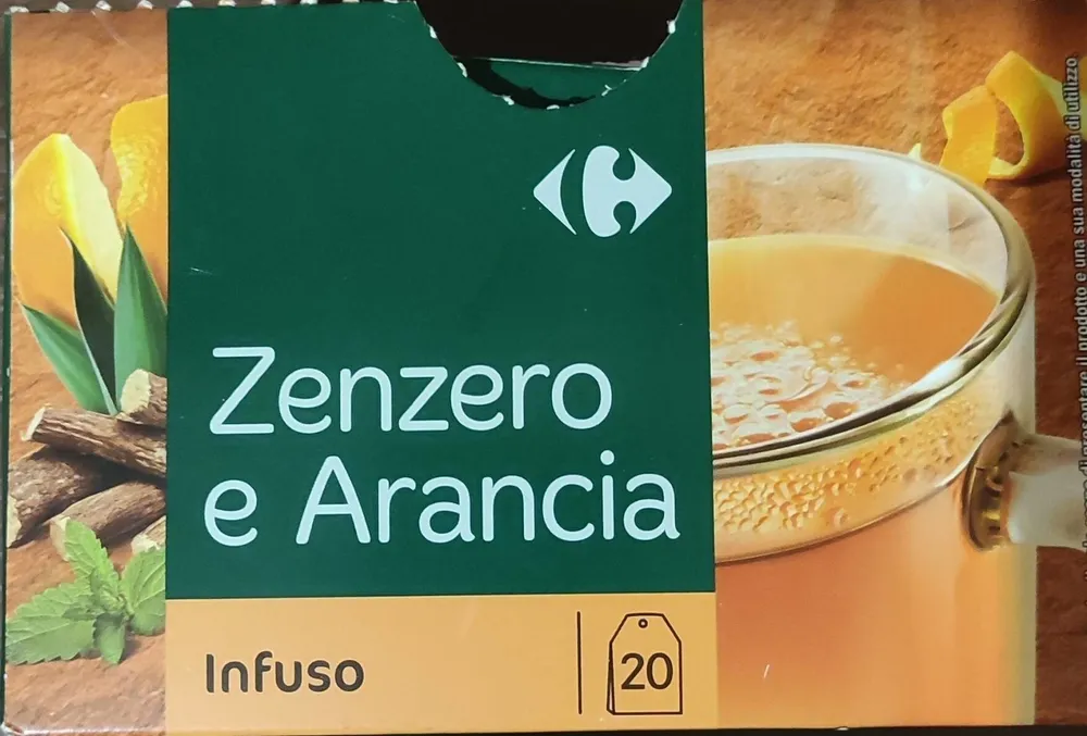 Infuso zenzero e arancia