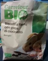 Biscotto al farro con gocce di cioccolato