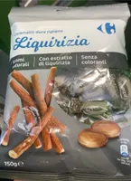 Caramelle dure ripiene liquirizia