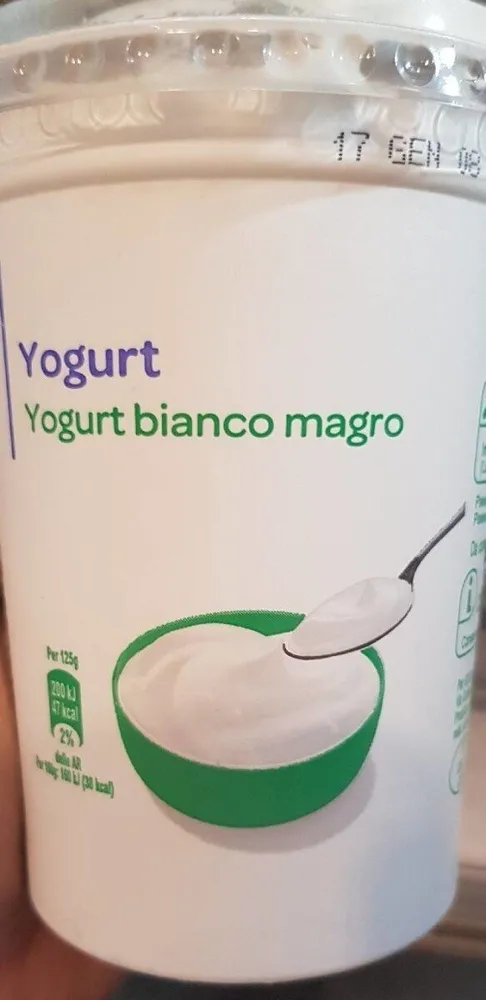 Yogurt bianco magro