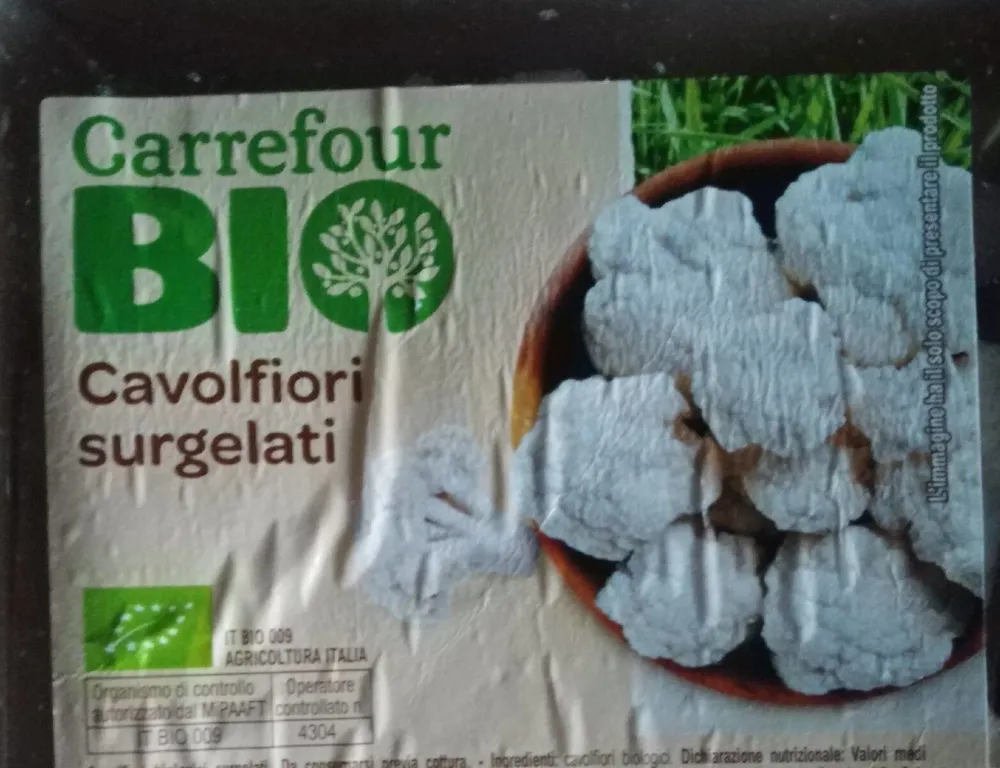 Cavolfiori surgelati