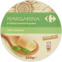 Margarina a ridotto tenore di grassi