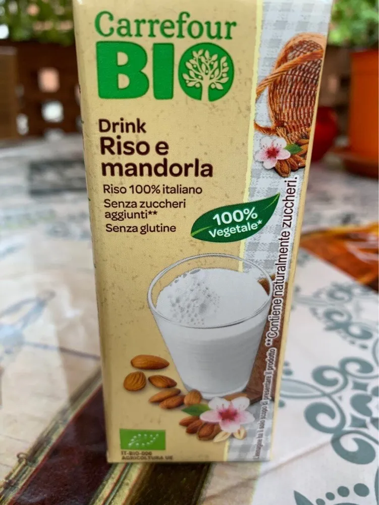 Drink riso e mandorle