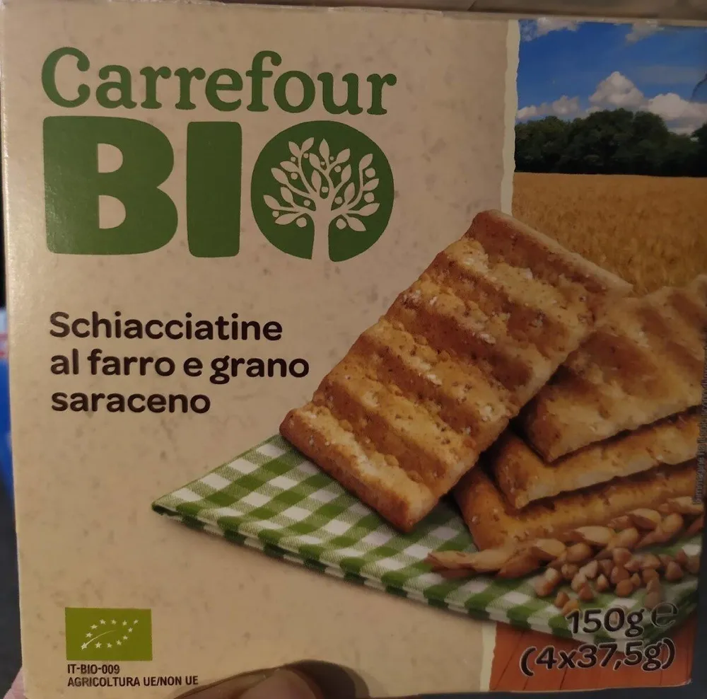 Schiacciatine farro e grano saraceno