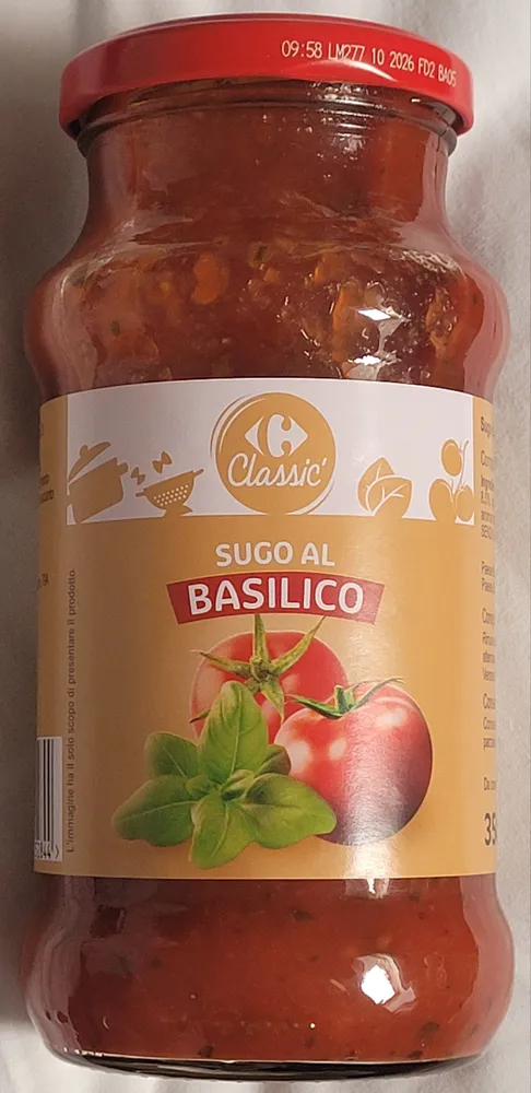 Sugo al basilico