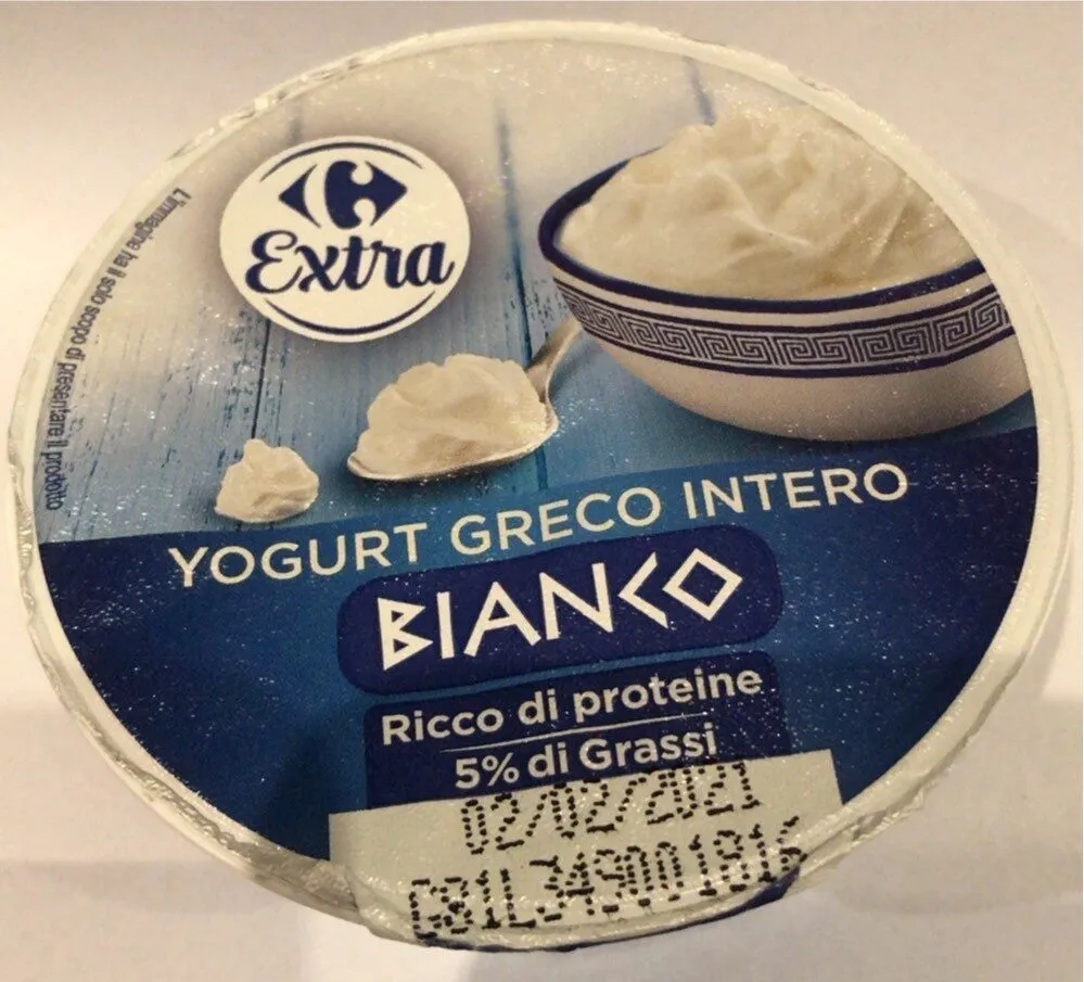 Yogurt greco intero bianco