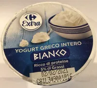 Yogurt greco intero bianco