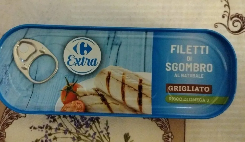 Filetti di sgombro al naturale grigliato