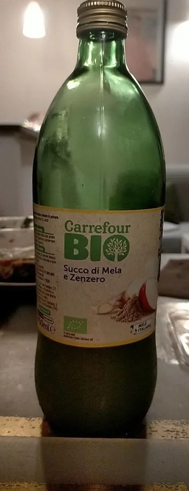 Succo di mela e zenzero