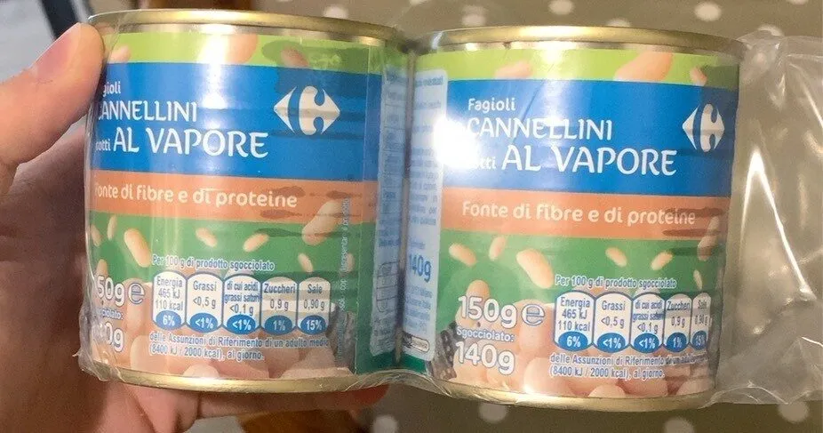 Cannellini cotti al vapore