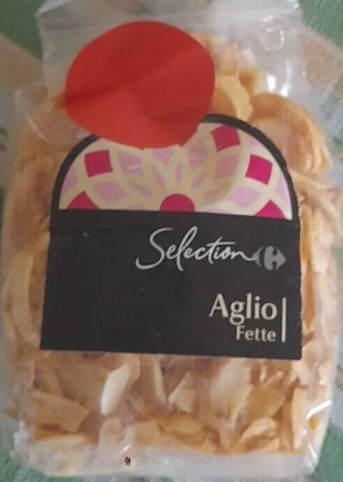 aglio a fette essiccato