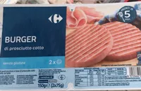 Burger di prosciutto cotto