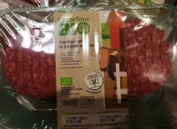 Bio carrefour hamburger di bovino