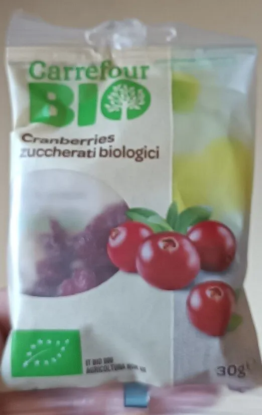 Cranberries Zuccherati Biologici