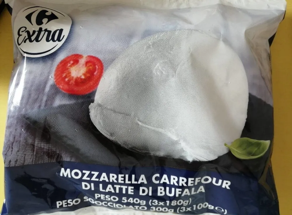 Mozzarella Carrefour di latte di bufala