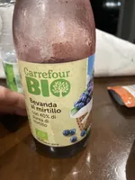 Bevanda al mirtillo con 100% di purea di mirtillo