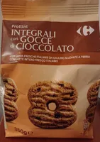 Frollini Integrali con gocce di cioccolato