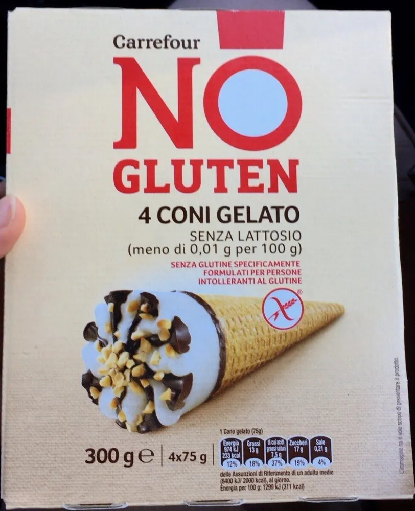 4 coni gelato