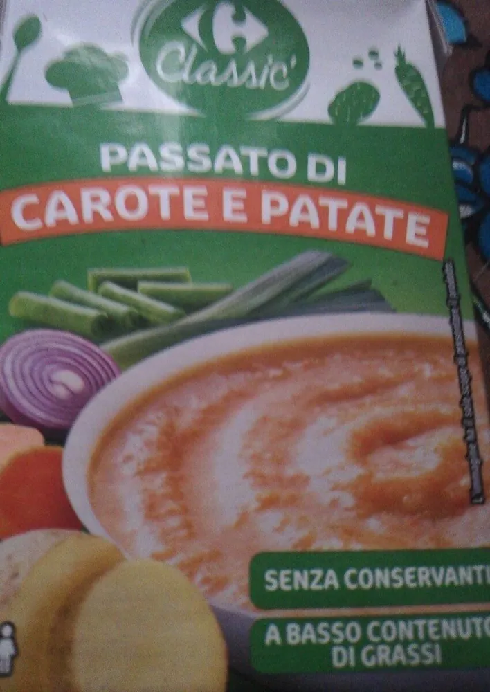 Passato di carote e patate
