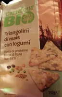 Triangolini di mais con legumi