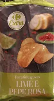Patatine Lime e Pepe Rosa