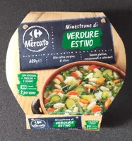 MINESTRONE DI VERDURE DI ESTIVO