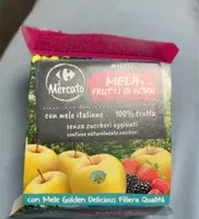 Mousse mela e frutti di bosco