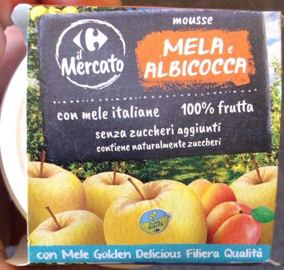 Mousse mela albicocca