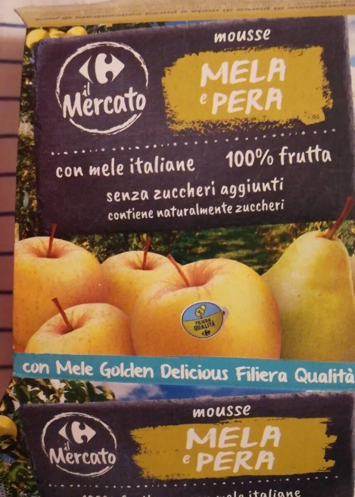 Mela e pera mousse