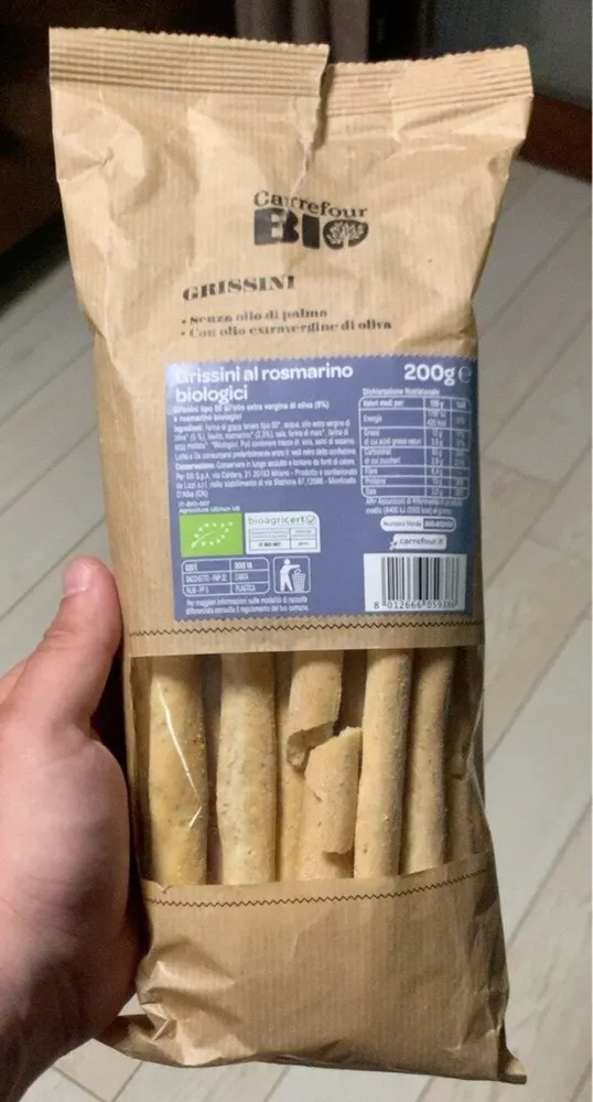 Grissini al rosmarino
