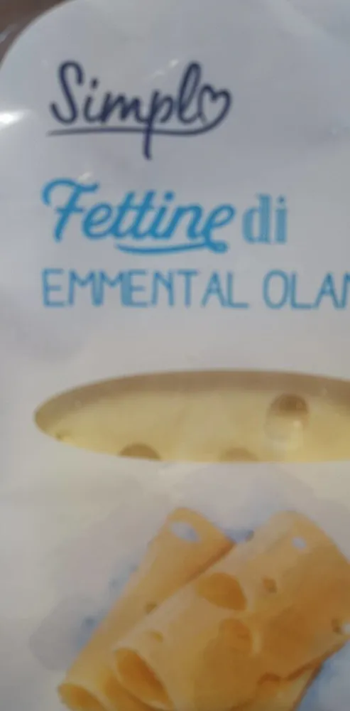 Fettine di emmental olandese