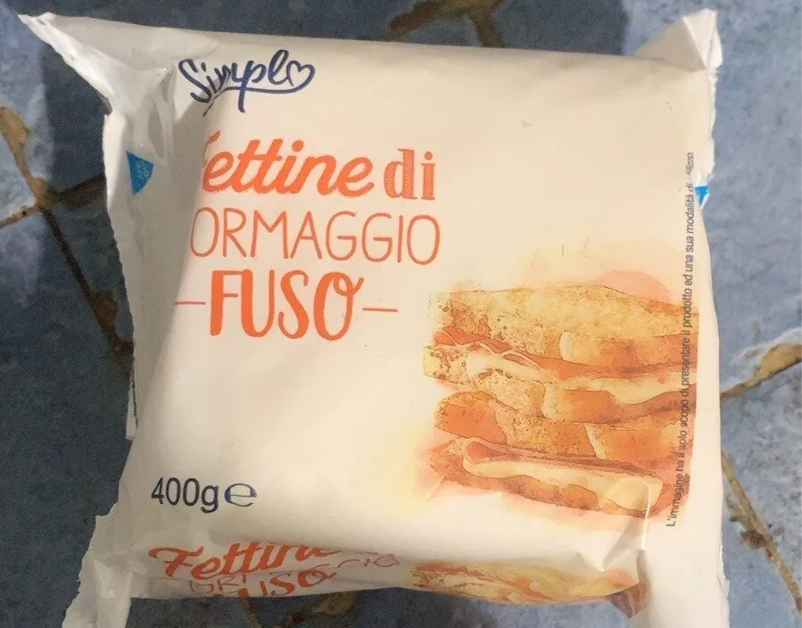 Fettine di formaggio fuso