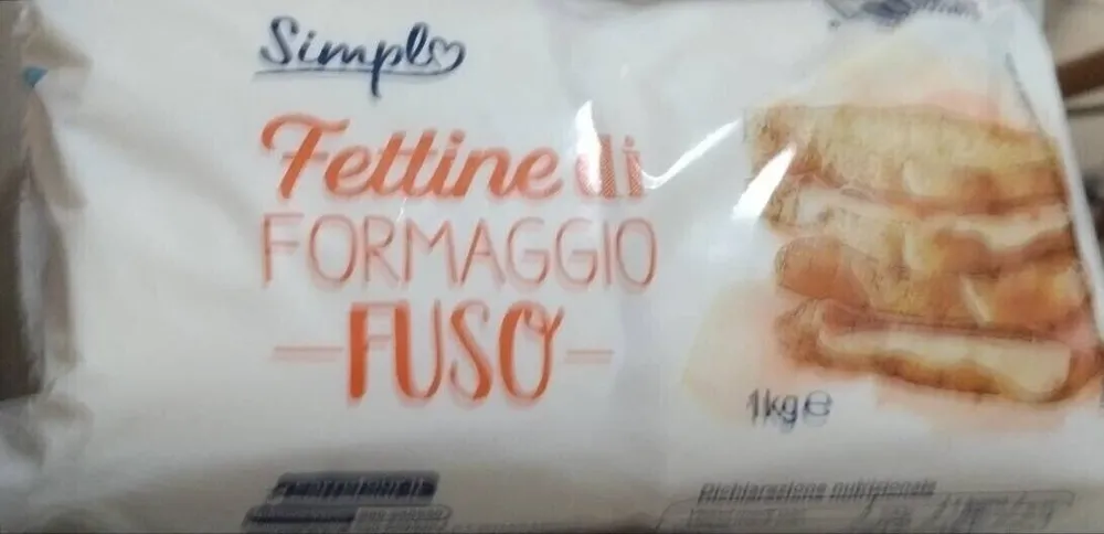 Fettine di formaggio fuso
