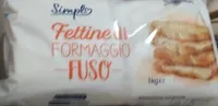 Fettine di formaggio fuso