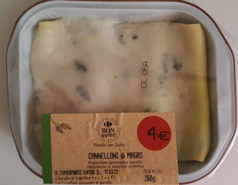 Cannelloni di Magro