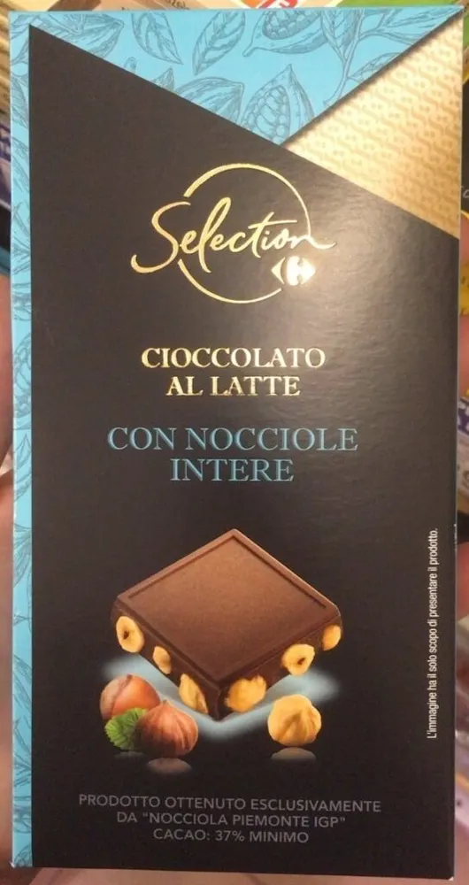 cioccolato al latte nocciole