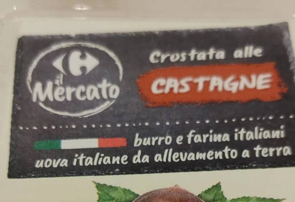 Crostata alle castagne