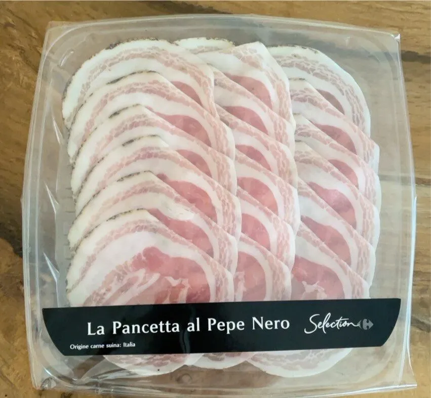 Pancetta al pepe nero