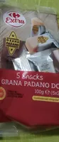 5 snacks grana padano dop
