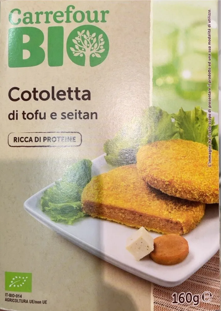 Cotoletta di tofu e seitan