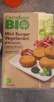 Mini burger broccoli