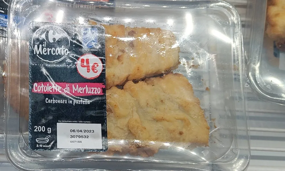 Cotolette di merluzzo carbonaro in pastella