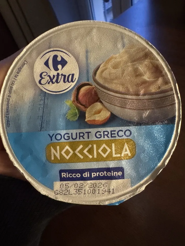 Yogurt greco nocciola