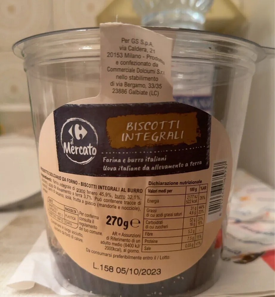 Biscotti integrali