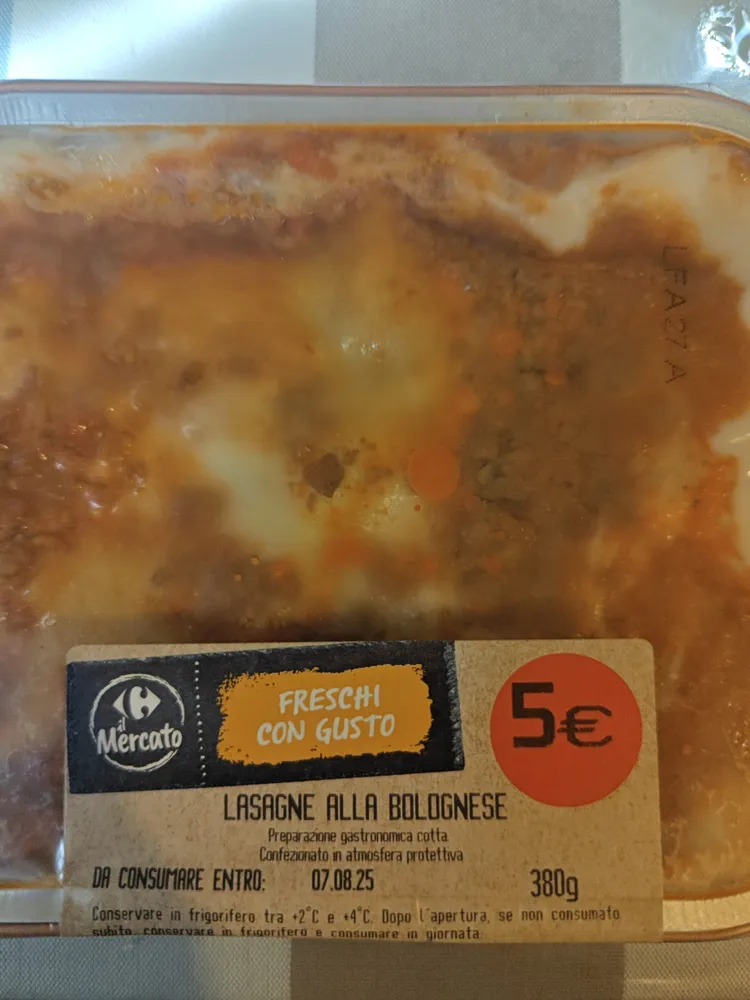 Lasagne Carrefour