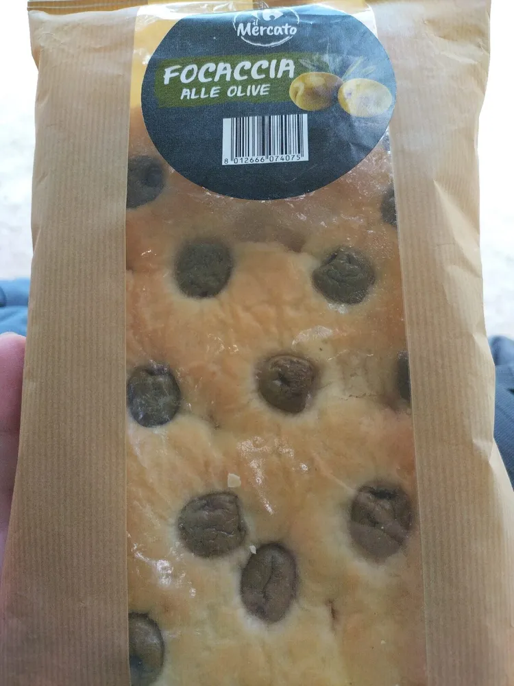 Focaccia alle olive